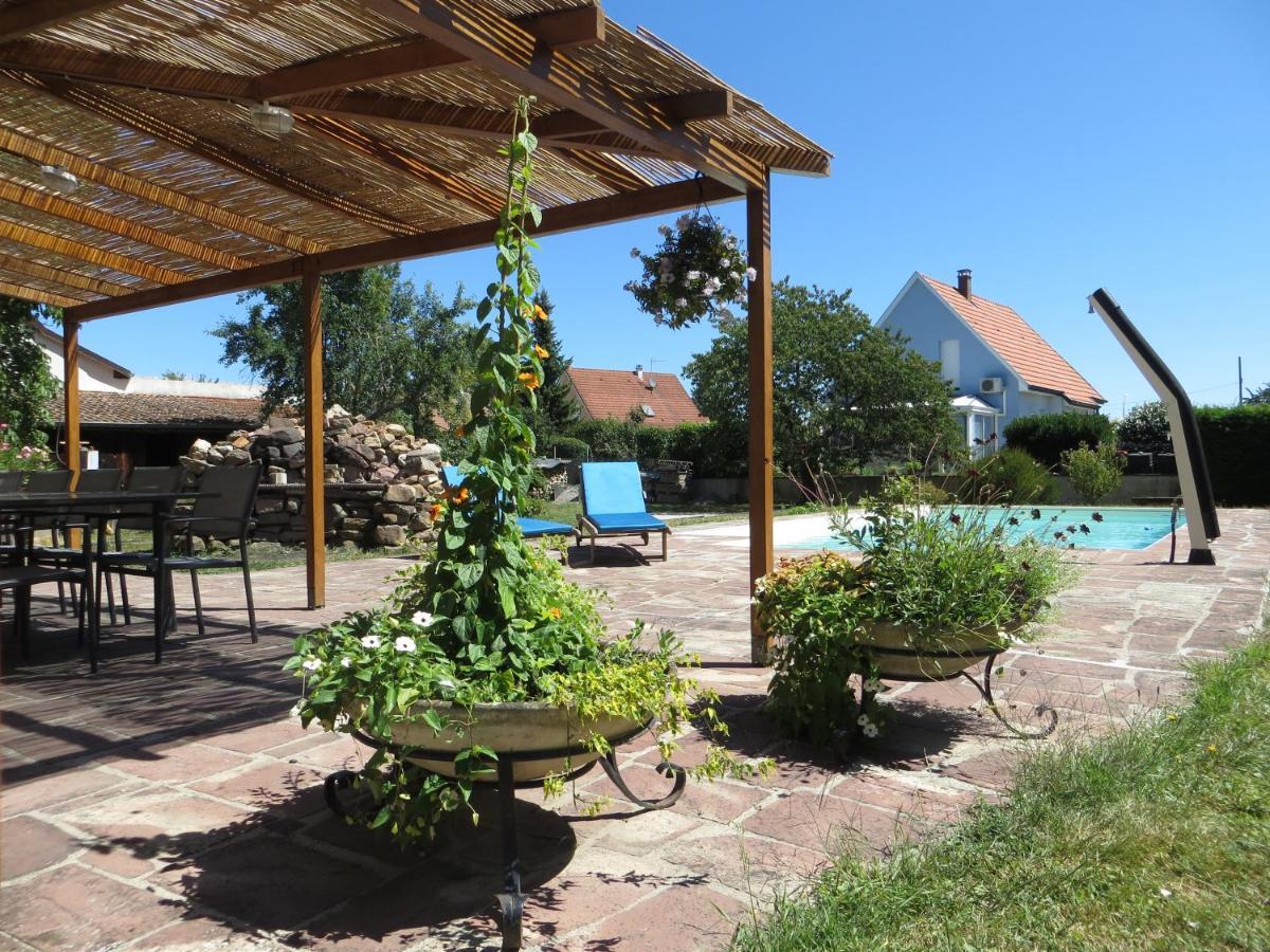 Ferienwohnung Le 128, Duplex Alsacien 10 Personnes, Piscine Horbourg Exterior foto